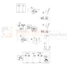 Lampa stojąca GU10 Pino 44 cm ogrodowy zewnętrzny regulowana GOLDLux 311597 montaż perfektmarket.webp