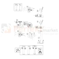 Lampa stojąca GU10 Pino 44 cm ogrodowy zewnętrzny regulowana GOLDLux 311597 montaż perfektmarket.webp