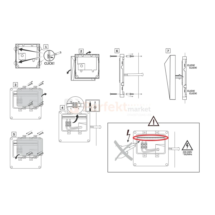 oprawa schodowa elewacyjna zewnętrzna  HOLDEN montaż perfektmarket.webp