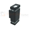 Kinkiet zewnętrzny ścienny elewacyjny VELA czarny 2xGU10 IP54 6 perfektmarket.webp