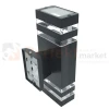 Kinkiet zewnętrzny ścienny elewacyjny VELA XL czarny 2xGU10 IP54 1 perfektmarket.webp