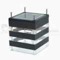 Słupek oświetleniowy ogrodowy z czujnikiem ruchu i zmierzchu PIR SAGITTA 60cm czarny E27 IP54 2 perfektmarket.webp