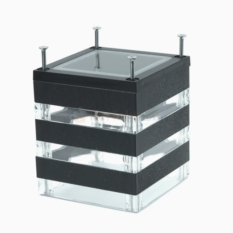 Słupek oświetleniowy ogrodowy z czujnikiem ruchu i zmierzchu PIR SAGITTA 60cm czarny E27 IP54 2 perfektmarket.webp