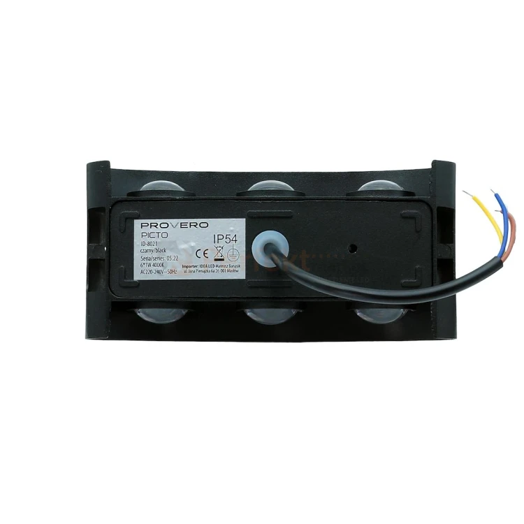 Kinkiet ścienny zewnętrzny LED PICTO 6x1W IP54 czarny 4 perfektmarket.webp