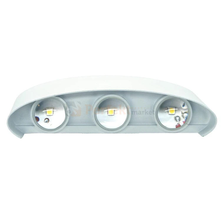 Kinkiet ścienny zewnętrzny LED PICTO 6x1W IP54 biały 2 perfektmarket.webp