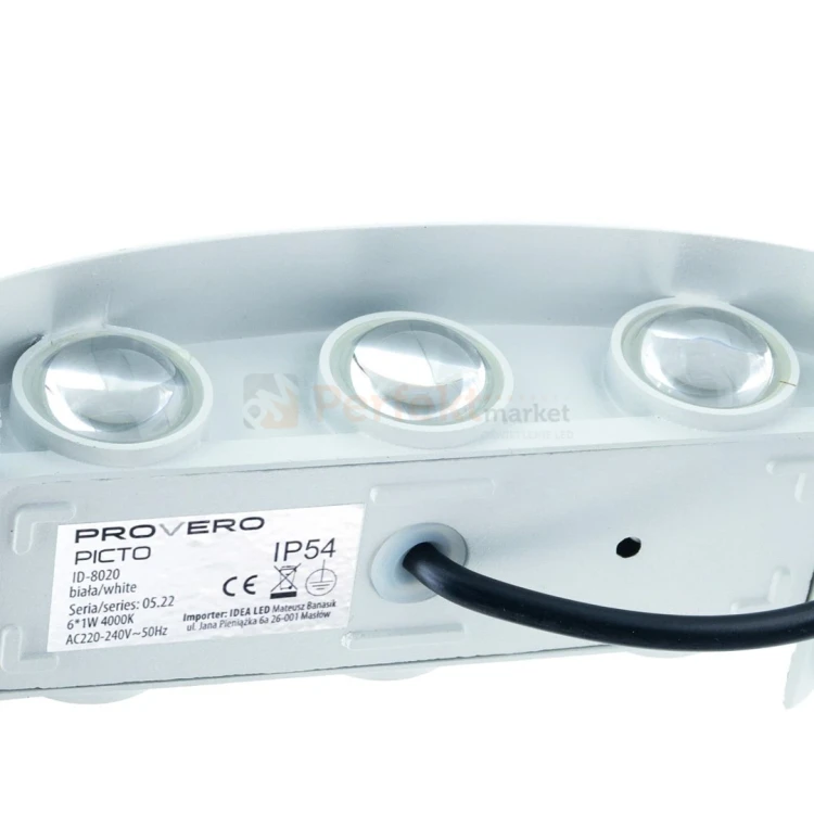 Kinkiet ścienny zewnętrzny LED PICTO 6x1W IP54 biały 3 perfektmarket.webp