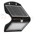 Lampka solarna na elewację nad drzwi Butterfly czarna 3.2W 400lm 3.7V EKO3874.webp