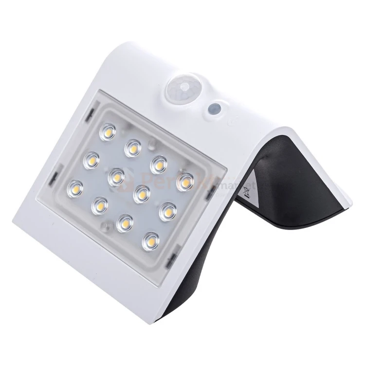 Lampa solarna kinkiet LED z czujnikiem Butterfly biały 1,5W EKO8817 3 perfektmarket.webp