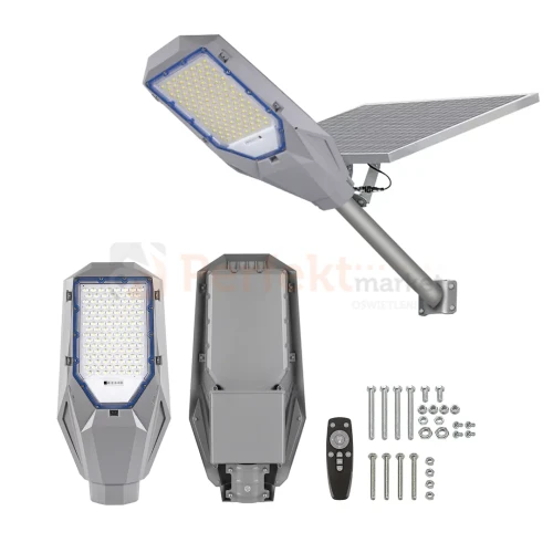 Latarnia solarna LED sterowanie z pilota Kobra 200W 30W 6V 20000mAh 6500K 1 perfektmarket.webp