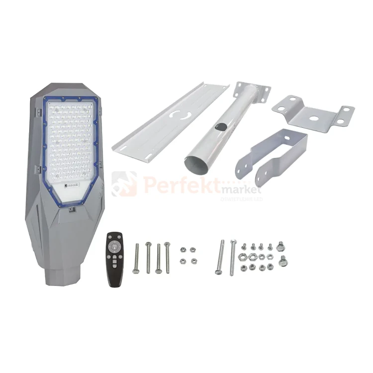 Latarnia solarna LED sterowanie z pilota Kobra 200W 30W 6V 20000mAh 6500K 6 perfektmarket.webp