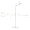 Lampa ogrodowa słupek LHOTSE I LED 4448 Nowodvorski wymiar perfektmarket.webp