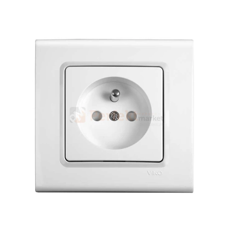 gniazdo z uziemieniem z przesłonami styków viko panasonic linnera biały prosty klasyczny minimalistyczny oświetlenie oświetlenie_led biała prosta klasyczna minimalizm minimalistyczna perfektmarket perfekt_market 90450045
