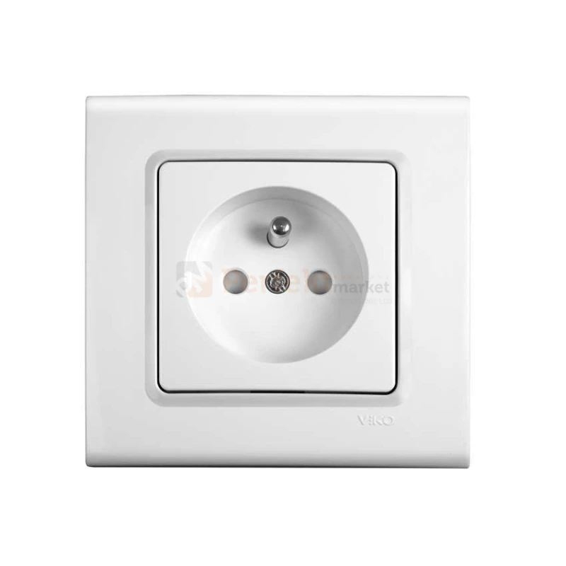 gniazdo z uziemieniem z przesłonami styków viko panasonic linnera biały prosty klasyczny minimalistyczny oświetlenie oświetlenie_led biała prosta klasyczna minimalizm minimalistyczna perfektmarket perfekt_market 90450045