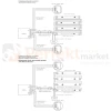 sterownik schodowy do taśm LED cyfrowych 6w1 5-24V uniwersalny ELEGANT FS40 schemat podłączenia 1 perfektmarket.webp