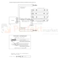 sterownik schodowy do taśm LED cyfrowych 6w1 5-24V uniwersalny ELEGANT FS40 schemat podłączenia 2 perfektmarket.webp
