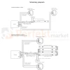 sterownik schodowy do taśm LED cyfrowych 6w1 5-24V uniwersalny ELEGANT FS40 schemat podłączenia perfektmarket.webp