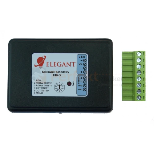 sterownik schodowy do taśm LED cyfrowych 6w1 5-24V uniwersalny ELEGANT FS40 perfektmarket.webp
