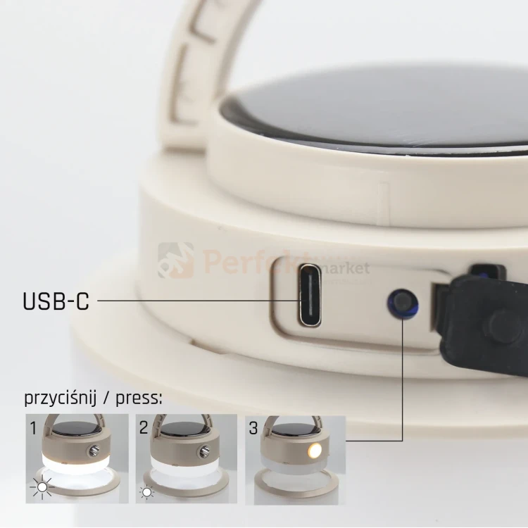 LUMINA CAMPO lampa kempingowa z panelem solarnym perfektmarket (3).webp