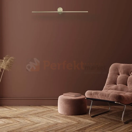 Modern slim L kinkiet 60cm złoty 3000K LP-777_1W L GD Light Prestige perfektmarket (7).webp