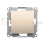 DW1.01_44 Łącznik jednobiegunowy, (moduł), 10AX, szybkozłącza, złoty mat, metalizowany perfektmarket (2).webp