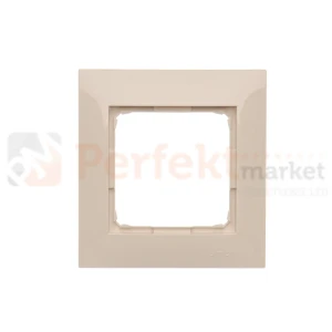 Ramka 1- krotna Simon 54 Premium kremowy