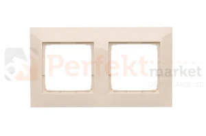 Ramka 2- krotna Simon 54 Premium kremowy