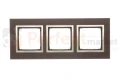 DRN3_85 Ramka 3- krotna drewniana, złote wenge Simon 54 perfektmarket (1).webp