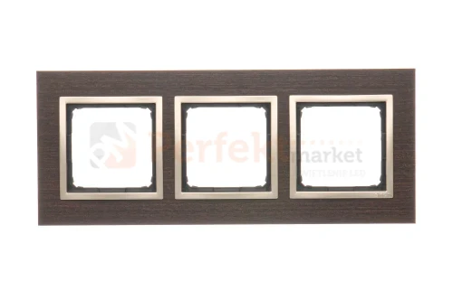 DRN3_85 Ramka 3- krotna drewniana, złote wenge Simon 54 perfektmarket (1).webp