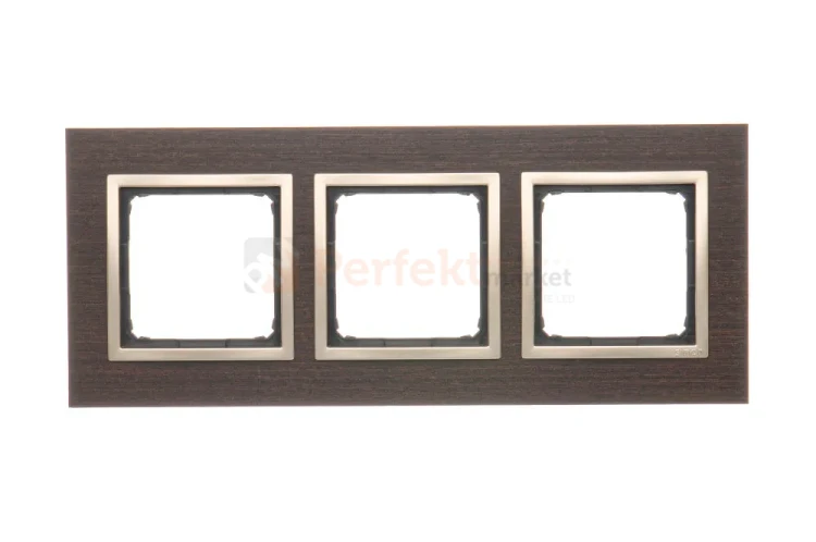 DRN3_85 Ramka 3- krotna drewniana, złote wenge Simon 54 perfektmarket (1).webp