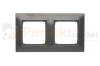 DR2_48 Ramka 2- krotna, antracyt, metalizowany Simon 54 perfektmarket.webp