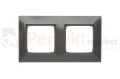 DR2_48 Ramka 2- krotna, antracyt, metalizowany Simon 54 perfektmarket.webp