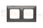 DR2_48 Ramka 2- krotna, antracyt, metalizowany Simon 54 perfektmarket.webp