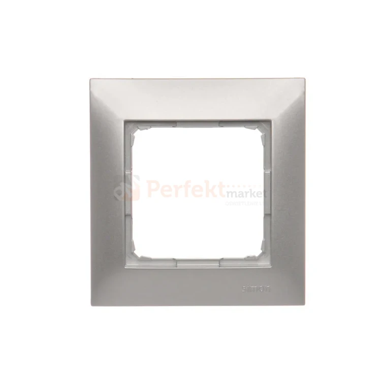 DR1_43 Ramka 1- krotna, srebrny mat, metalizowany Simon 54 perfektmarket (2).webp