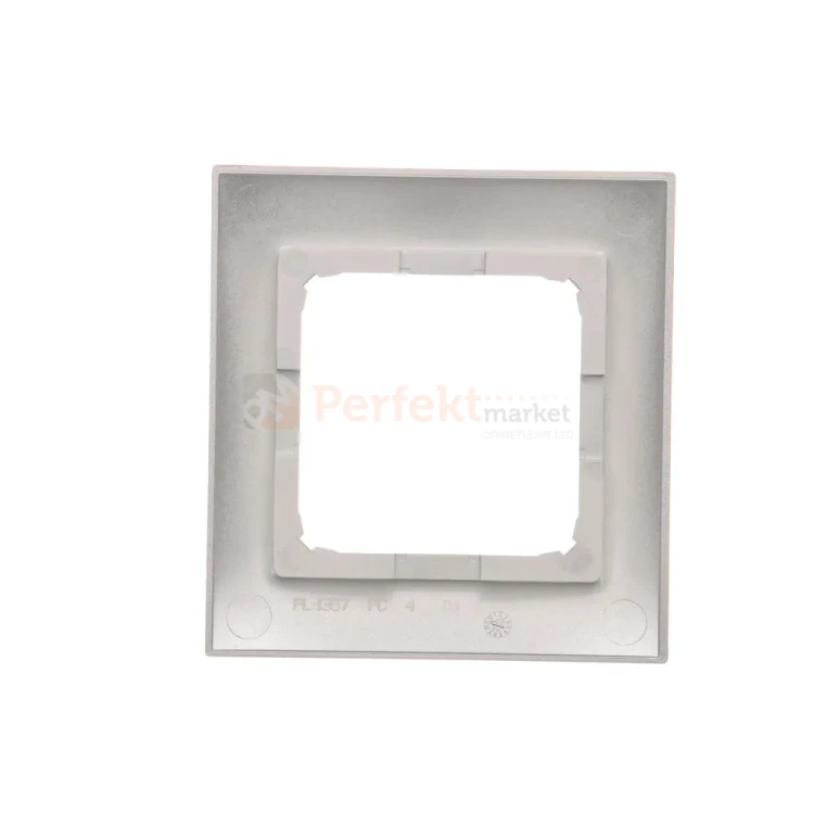 DR1_43 Ramka 1- krotna, srebrny mat, metalizowany Simon 54 perfektmarket.webp