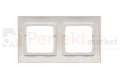 DR2_43 Ramka 2- krotna, srebrny mat, metalizowany Simon 54 perfektmarket.webp