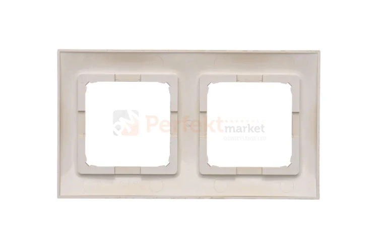 DR2_44 Ramka 2- krotna, złoty mat, metalizowany Simon 54 perfektmarket (1).webp