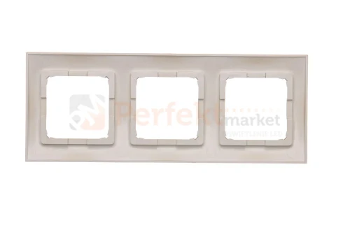 DR3_44 Ramka 3- krotna, złoty mat, metalizowany Simon 54 perfektmarket (1).webp