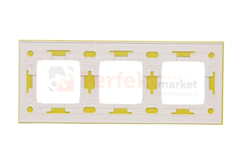 DRN3_90 Ramka 3- krotna szklana, limonkowy sorbet Simon 54 perfektmarket (1).webp