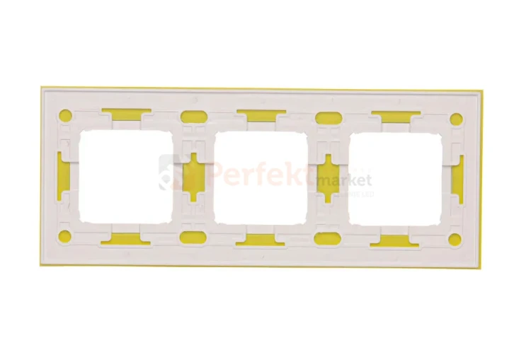 DRN3_90 Ramka 3- krotna szklana, limonkowy sorbet Simon 54 perfektmarket (1).webp