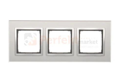 DRN3_71 Ramka 3- krotna szklana, srebrna mgła Simon 54 perfektmarket (1).webp