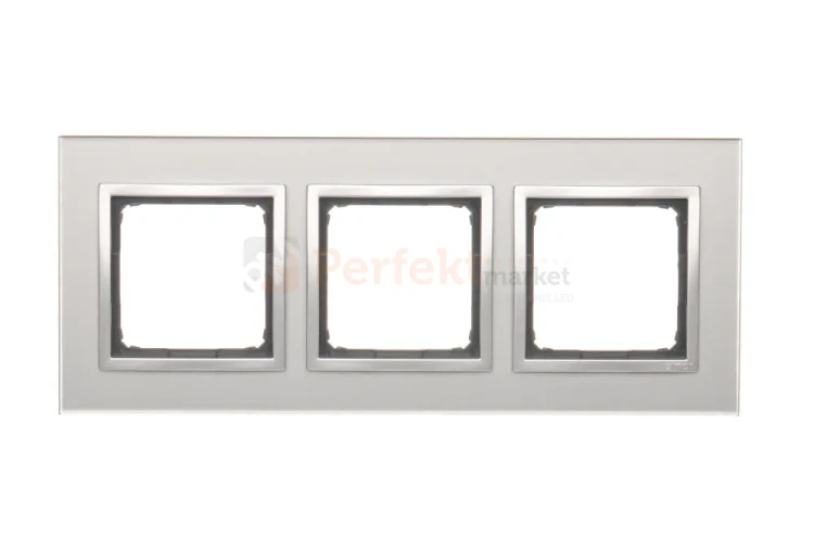 DRN3_71 Ramka 3- krotna szklana, srebrna mgła Simon 54 perfektmarket (1).webp