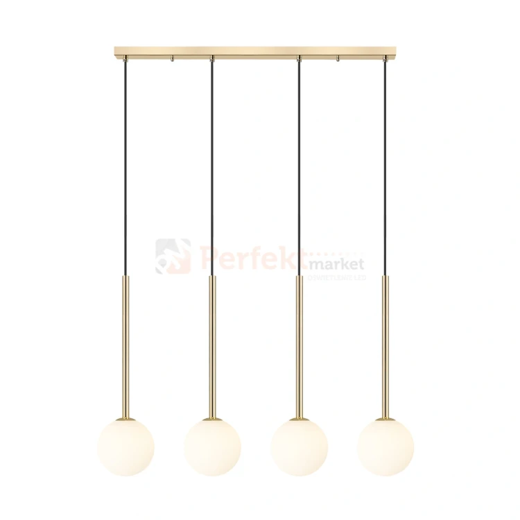 ARCTURUS P0574-04D-F7AA LAMPA WISZĄCA ZŁOTA wiszące kule perfektmarket.webp