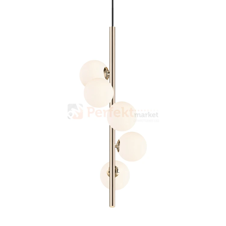 lampa wisząca kule złota podłużna zuma line ARCTURUS P0574-05E-F7AA 1 perfektmarket.webp