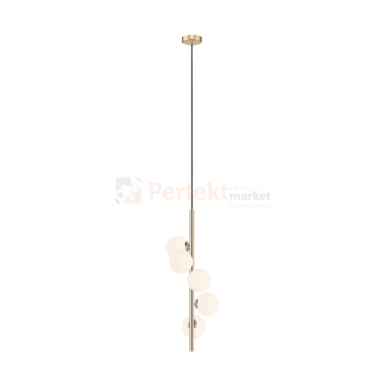 lampa wisząca kule złota podłużna zuma line ARCTURUS P0574-05E-F7AA perfektmarket.webp