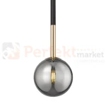 Lampa wisząca ARCTURUS czarno złota szklana kula dymiona Zuma Line P0574-01F-SDFZ perfektmarket (1).webp
