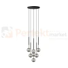 Lampa wisząca ARCTURUS czarno złota szklane kule Zuma Line P0574-07F-SDFZ perfektmarket (3).webp