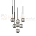 Lampa wisząca ARCTURUS czarno złota szklane kule Zuma Line P0574-07F-SDFZ perfektmarket (1).webp