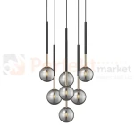 Lampa wisząca ARCTURUS czarno złota szklane kule Zuma Line P0574-07F-SDFZ perfektmarket (1).webp