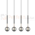 Lampa wisząca ARCTURUS czarno złota szklane kule Zuma Line P0574-04D-SDFZ perfektmarket (4).webp