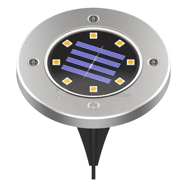 Lampa ogrodowa solarna gruntowa wbijana Deck 3000K IP44 perfektmarket (3).webp